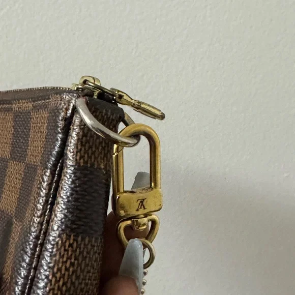Authentic Louis Vuitton Damier Ebene Mini Pochette - Picture 8 of 10